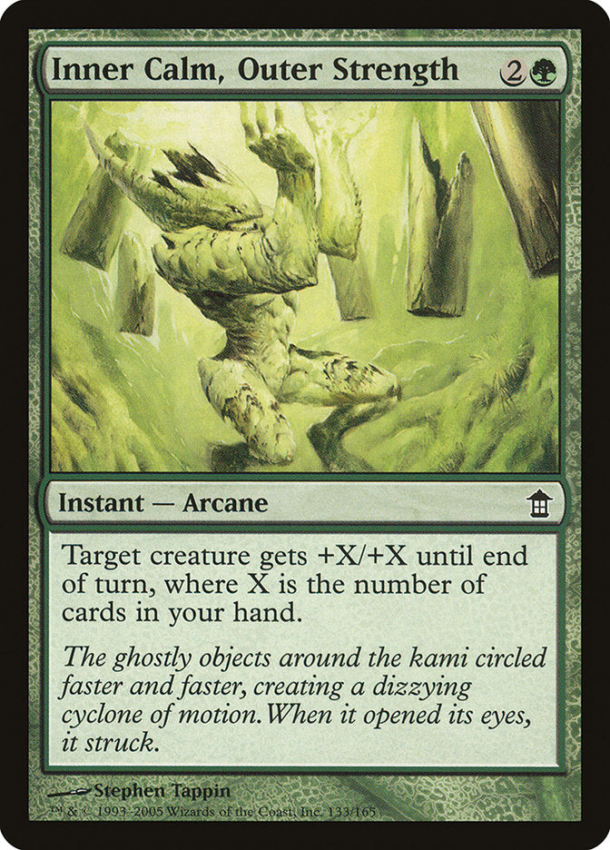 Inner Calm, Outer Strength [Saviors of Kamigawa] - Magic: The Gathering - Card Brawlers | Quebec | Canada |