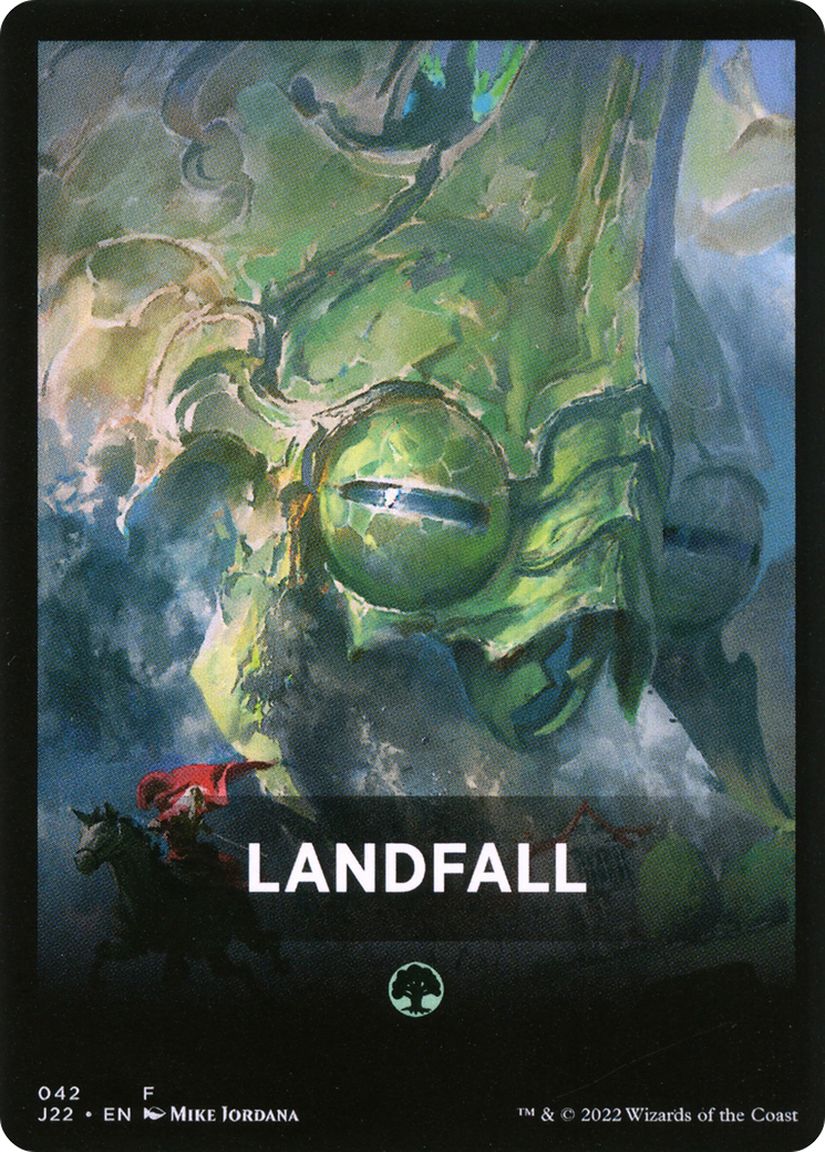 Landfall Theme Card [Jumpstart 2022 Front Cards] - Magic: The Gathering - Card Brawlers | Quebec | Canada |