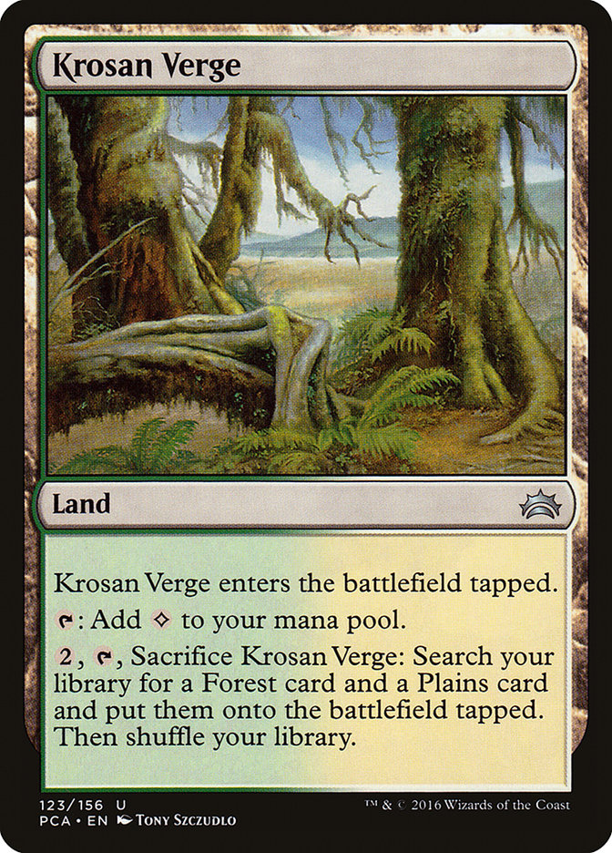 Krosan Verge [Planechase Anthology] - Magic: The Gathering - Card Brawlers | Quebec | Canada |