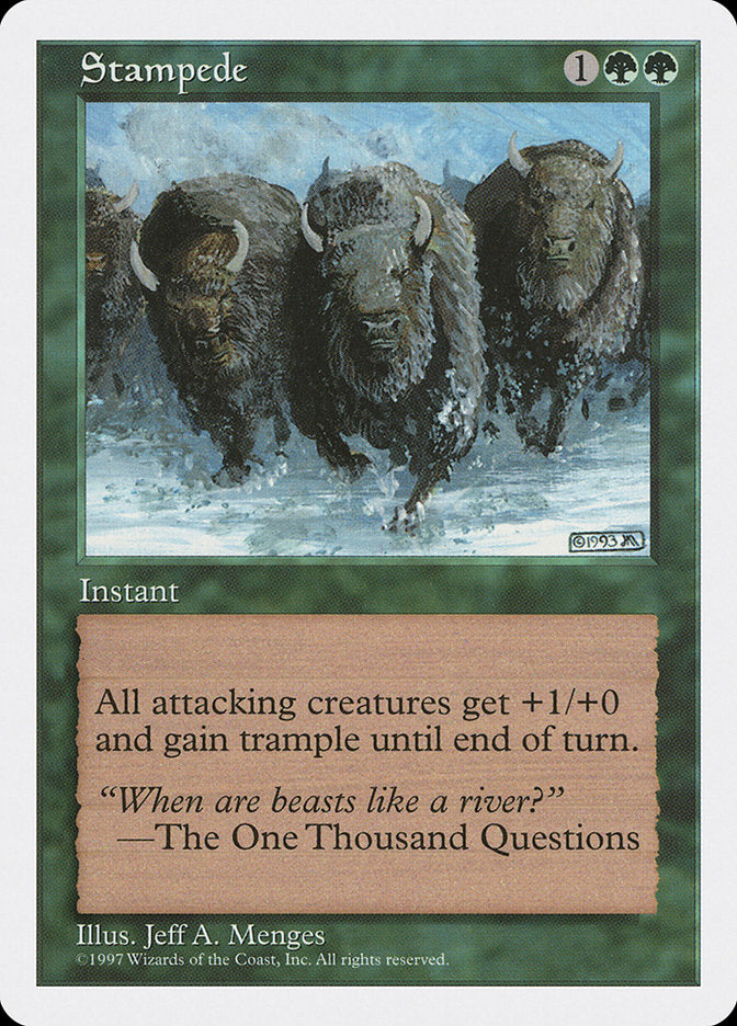 Stampede [Fifth Edition] - Magic: The Gathering - Card Brawlers | Quebec | Canada |