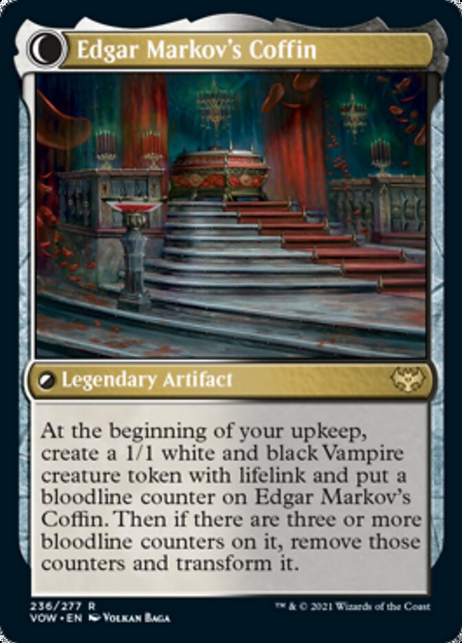Edgar, Charmed Groom // Edgar Markov's Coffin [Innistrad: Crimson Vow] - Magic: The Gathering - Card Brawlers | Quebec | Canada |