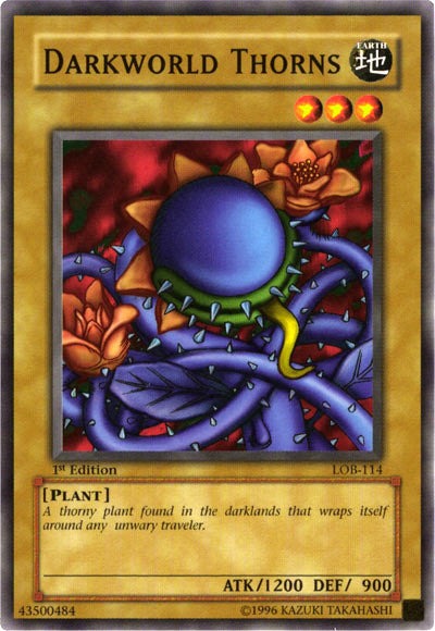 Darkworld Thorns [LOB-114] Common - Yu-Gi-Oh! - Card Brawlers | Quebec | Canada |