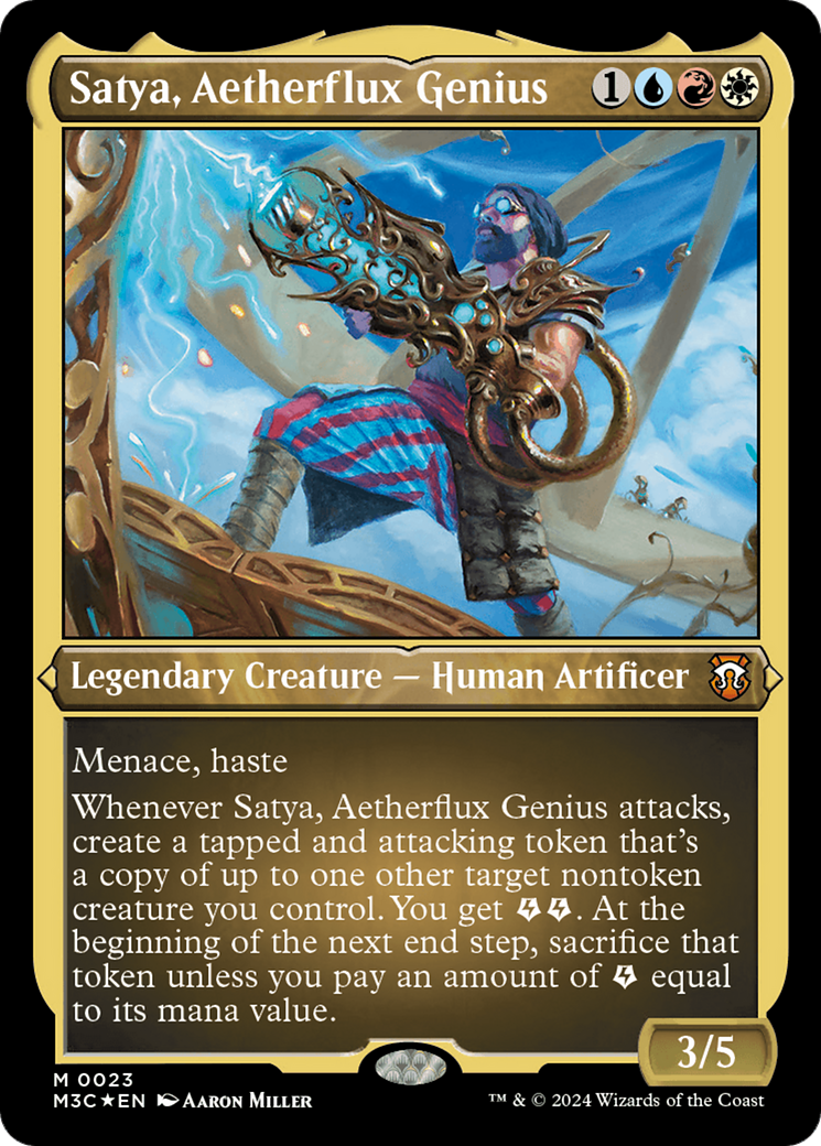 Satya, Aetherflux Genius (Foil Etched) [Modern Horizons 3 Commander] - Magic: The Gathering - Card Brawlers | Quebec | Canada |