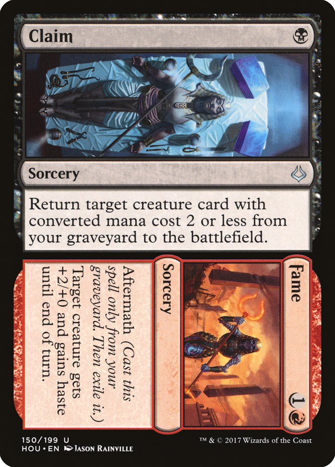 Claim // Fame [Hour of Devastation] - Magic: The Gathering - Card Brawlers | Quebec | Canada |