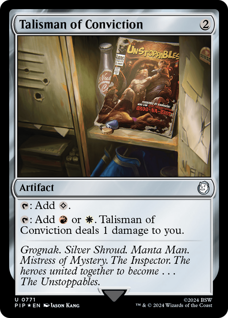 Talisman of Conviction (Surge Foil) [Fallout] - Magic: The Gathering - Card Brawlers | Quebec | Canada |
