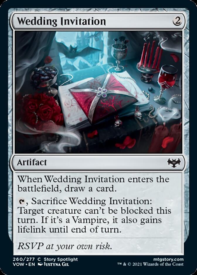 Wedding Invitation [Innistrad: Crimson Vow] - Magic: The Gathering - Card Brawlers | Quebec | Canada |