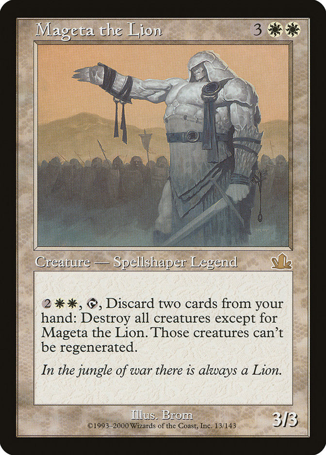 Mageta the Lion [Prophecy] - Magic: The Gathering - Card Brawlers | Quebec | Canada |