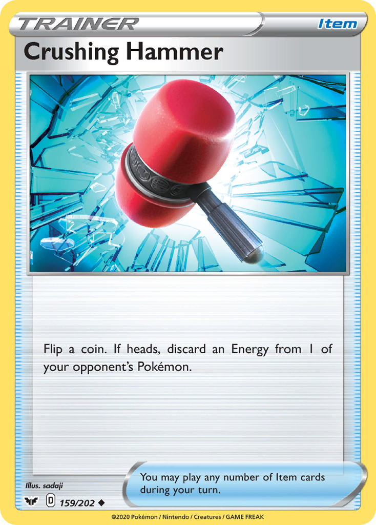 Crushing Hammer (159/202) [Sword & Shield: Base Set] - Pokémon - Card Brawlers | Quebec | Canada |