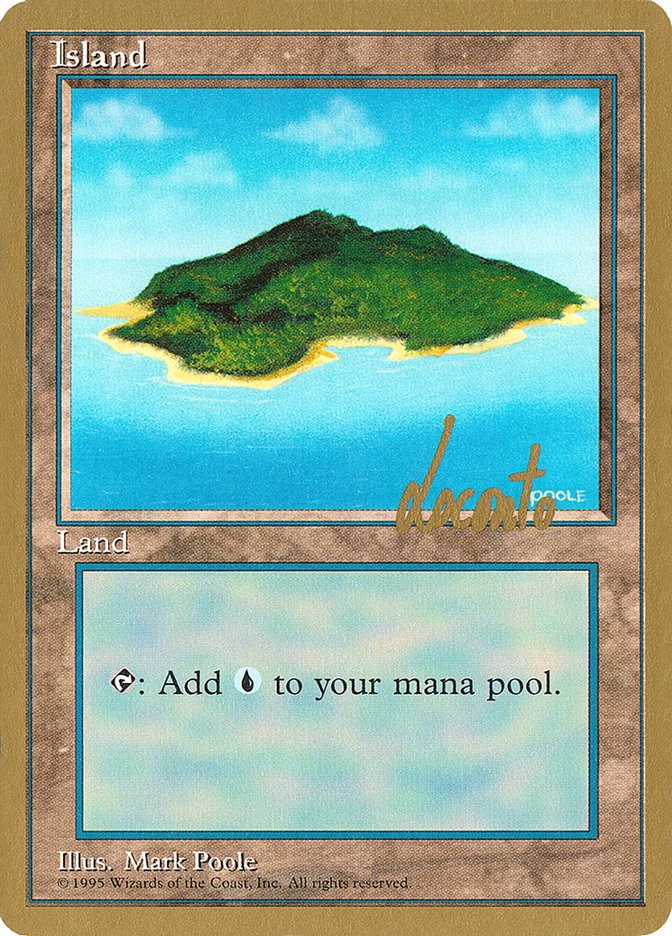 Island (ml367) (Michael Loconto) [Pro Tour Collector Set] - Magic: The Gathering - Card Brawlers | Quebec | Canada |