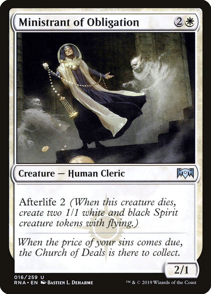 Ministrant of Obligation [Ravnica Allegiance] - Magic: The Gathering - Card Brawlers | Quebec | Canada |