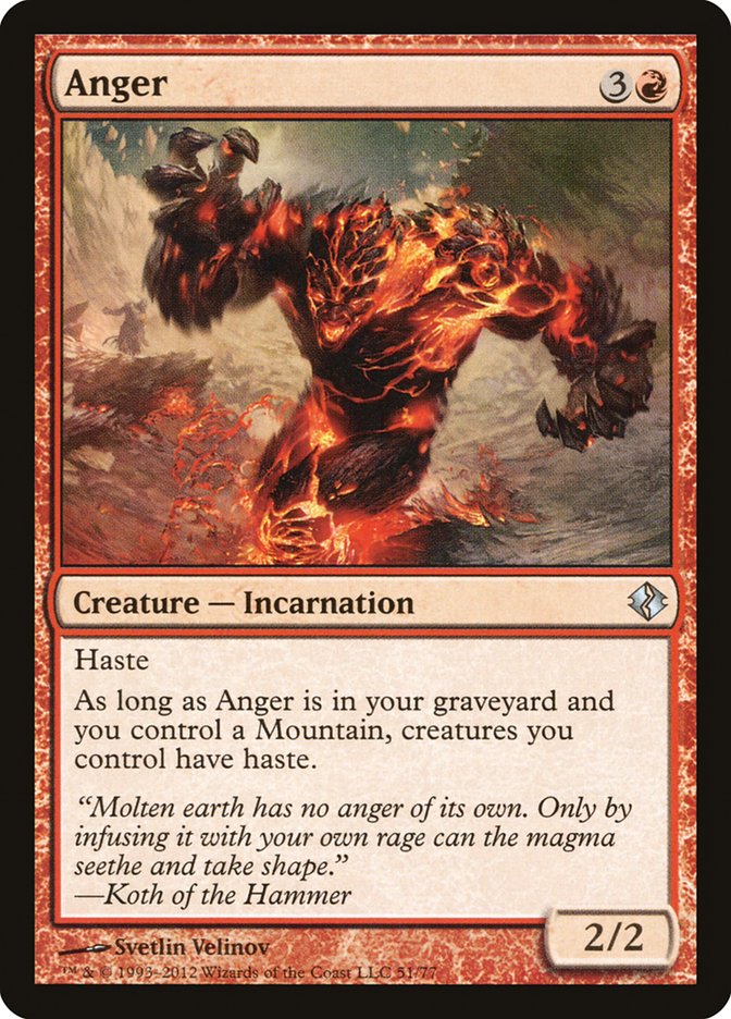 Anger [Duel Decks: Venser vs. Koth] - Magic: The Gathering - Card Brawlers | Quebec | Canada |