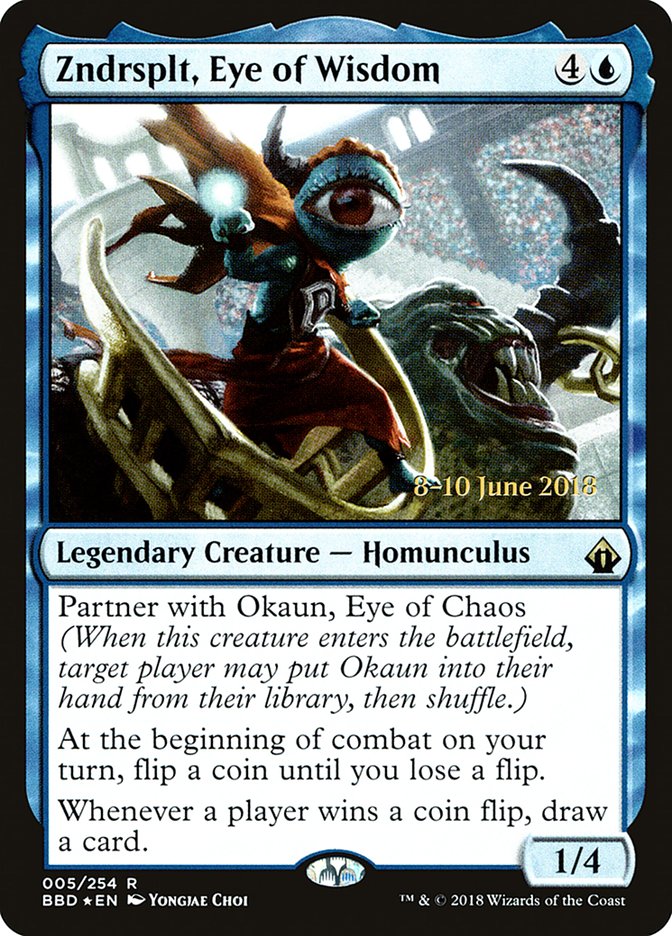 Zndrsplt, Eye of Wisdom [Battlebond Prerelease Promos] - Magic: The Gathering - Card Brawlers | Quebec | Canada |