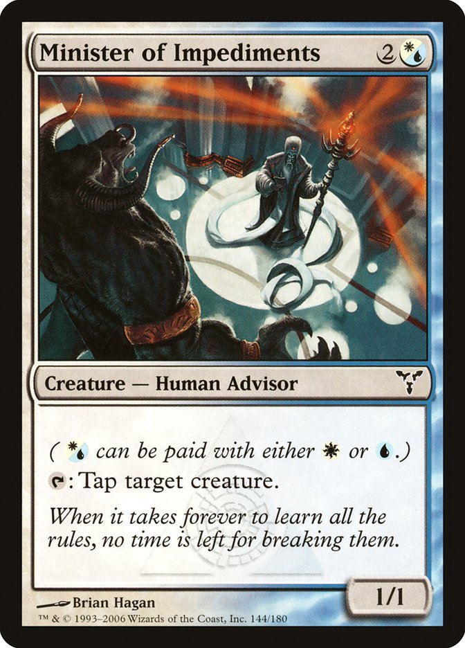 Minister of Impediments [Dissension] - Magic: The Gathering - Card Brawlers | Quebec | Canada |