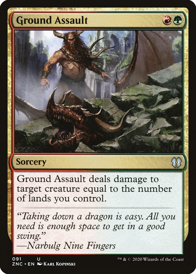 Ground Assault [Zendikar Rising Commander] - Magic: The Gathering - Card Brawlers | Quebec | Canada |