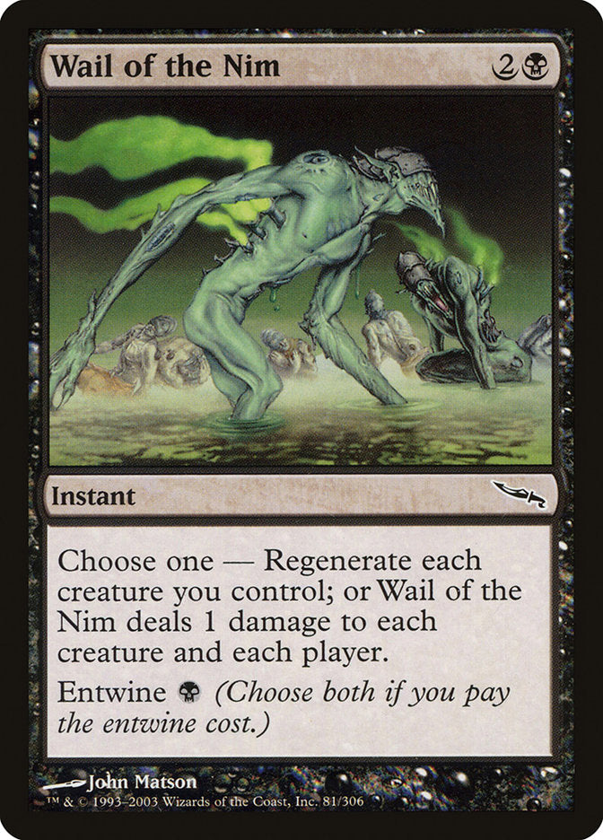 Wail of the Nim [Mirrodin] - Magic: The Gathering - Card Brawlers | Quebec | Canada |