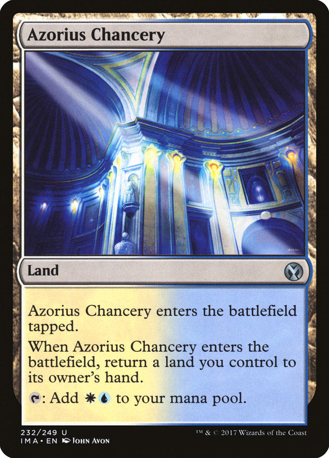 Azorius Chancery [Iconic Masters] - Magic: The Gathering - Card Brawlers | Quebec | Canada |