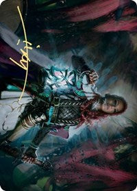 Tergrid, God of Fright Art Card (Gold-Stamped Signature) [Kaldheim Art Series] - Magic: The Gathering - Card Brawlers | Quebec | Canada |