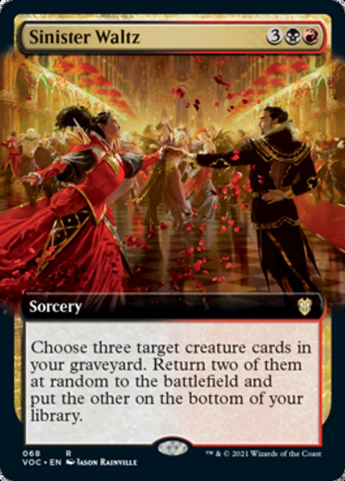 Sinister Waltz (Extended Art) [Innistrad: Crimson Vow Commander] - Magic: The Gathering - Card Brawlers | Quebec | Canada |