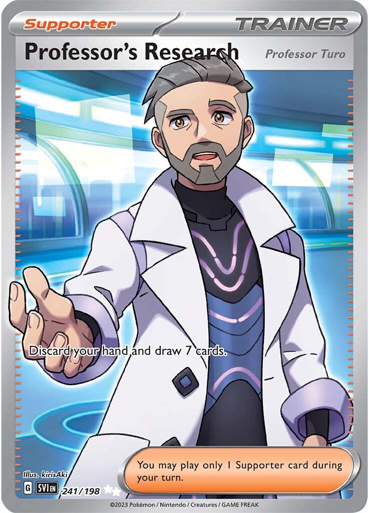 Professor's Research (Professor Turo) (241/198) [Scarlet & Violet: Base Set] - Pokémon - Card Brawlers | Quebec | Canada |