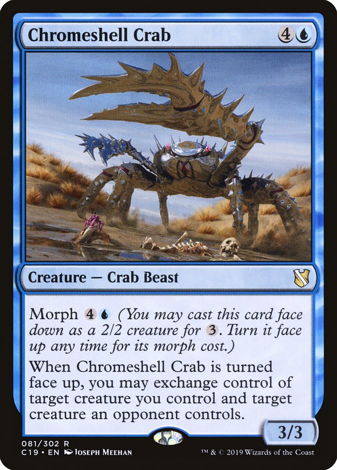 Chromeshell Crab [Commander 2019] - Magic: The Gathering - Card Brawlers | Quebec | Canada |