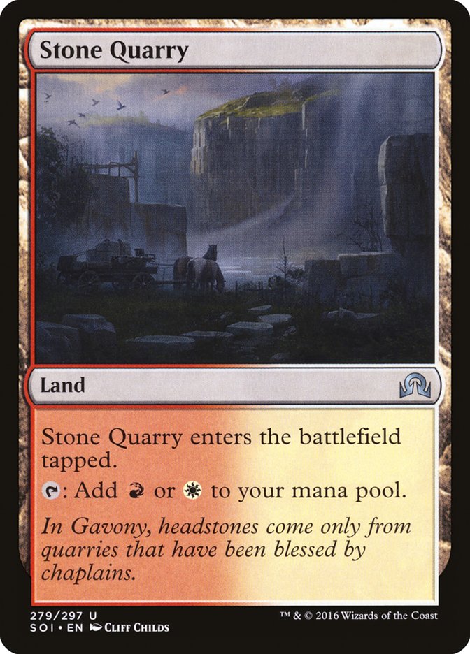 Stone Quarry [Shadows over Innistrad] - Magic: The Gathering - Card Brawlers | Quebec | Canada |