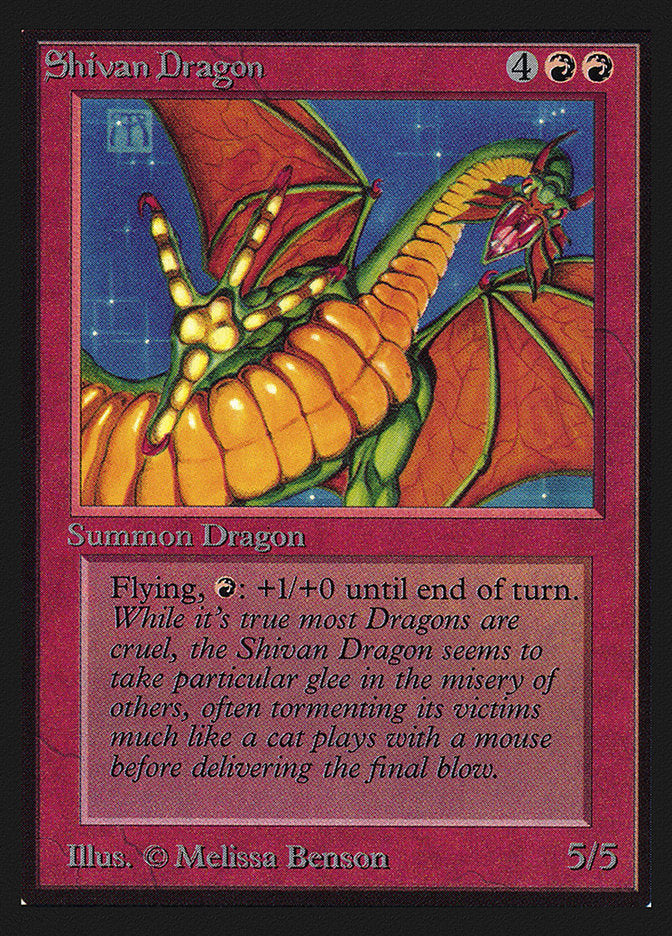Shivan Dragon [International Collectors' Edition] - Magic: The Gathering - Card Brawlers | Quebec | Canada |