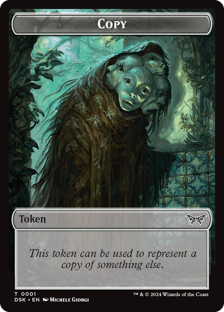 Everywhere // Copy Double-Sided Token [Duskmourn: House of Horror Tokens] - Magic: The Gathering - Card Brawlers | Quebec | Canada |