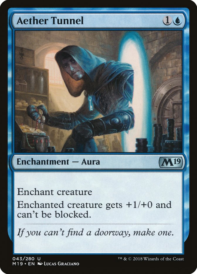 Aether Tunnel [Core Set 2019] - Magic: The Gathering - Card Brawlers | Quebec | Canada |