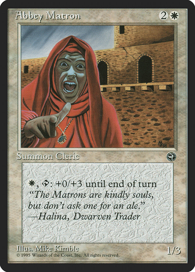 Abbey Matron (Halina Flavor Text) [Homelands] - Magic: The Gathering - Card Brawlers | Quebec | Canada |