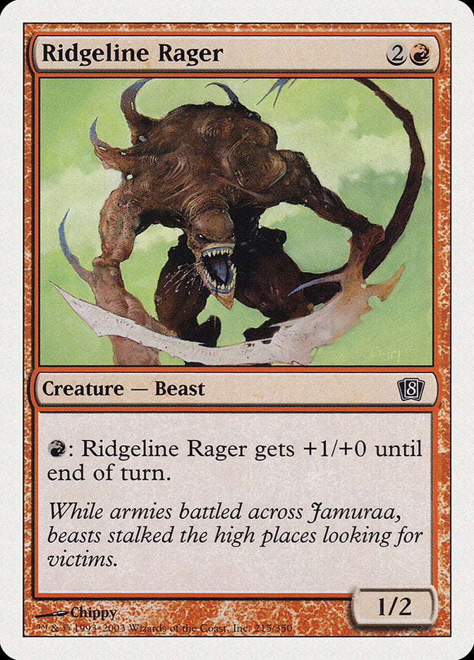 Ridgeline Rager [Eighth Edition] - Magic: The Gathering - Card Brawlers | Quebec | Canada |