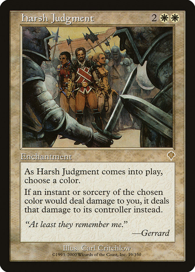 Harsh Judgment [Invasion] - Magic: The Gathering - Card Brawlers | Quebec | Canada |