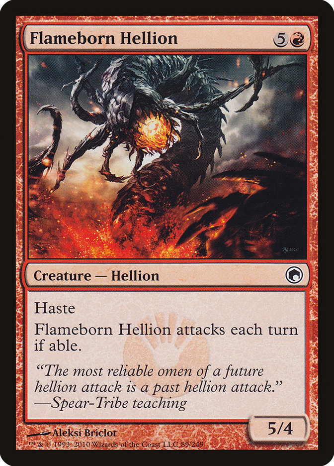 Flameborn Hellion [Scars of Mirrodin] - Magic: The Gathering - Card Brawlers | Quebec | Canada |