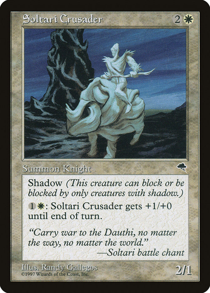 Soltari Crusader [Tempest] - Magic: The Gathering - Card Brawlers | Quebec | Canada |