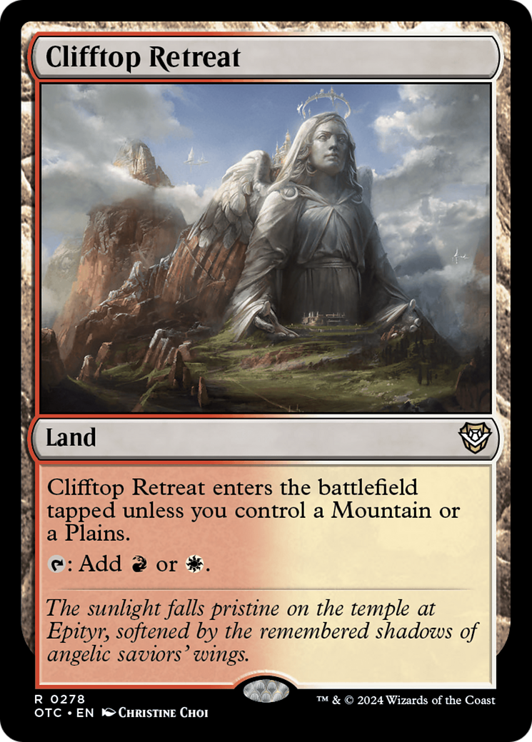 Clifftop Retreat [Outlaws of Thunder Junction Commander] - Magic: The Gathering - Card Brawlers | Quebec | Canada |