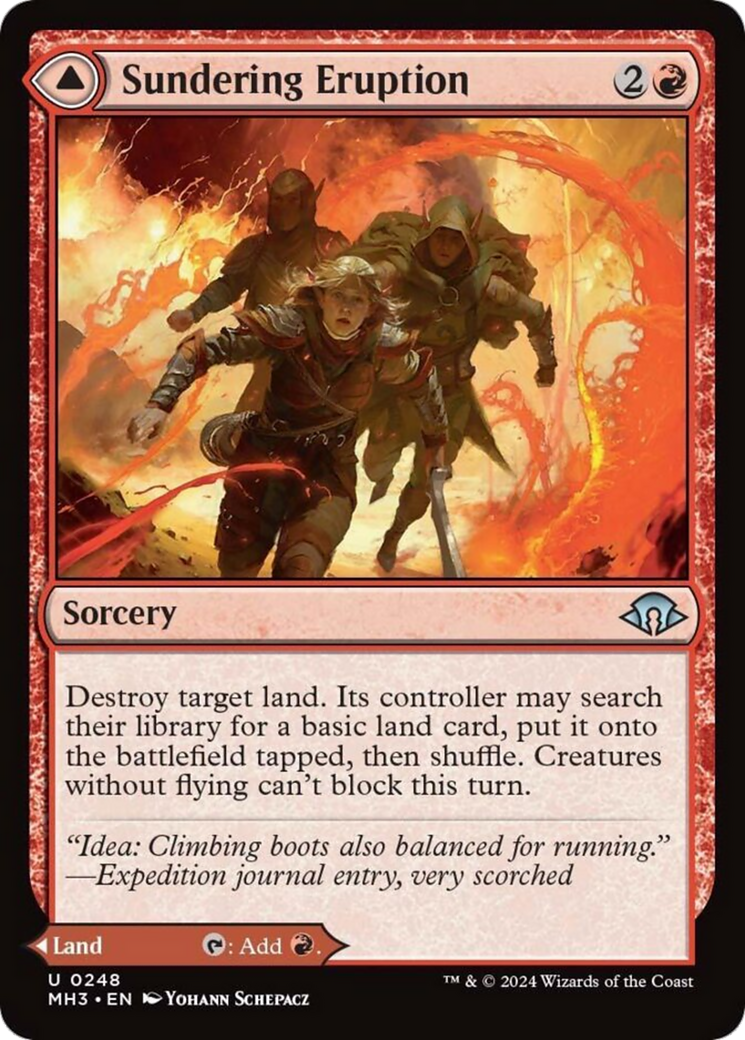 Sundering Eruption // Volcanic Fissure [Modern Horizons 3] - Magic: The Gathering - Card Brawlers | Quebec | Canada |