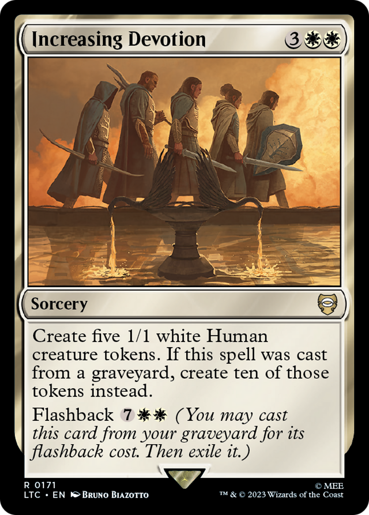 Increasing Devotion [The Lord of the Rings: Tales of Middle-Earth Commander] - Magic: The Gathering - Card Brawlers | Quebec | Canada |