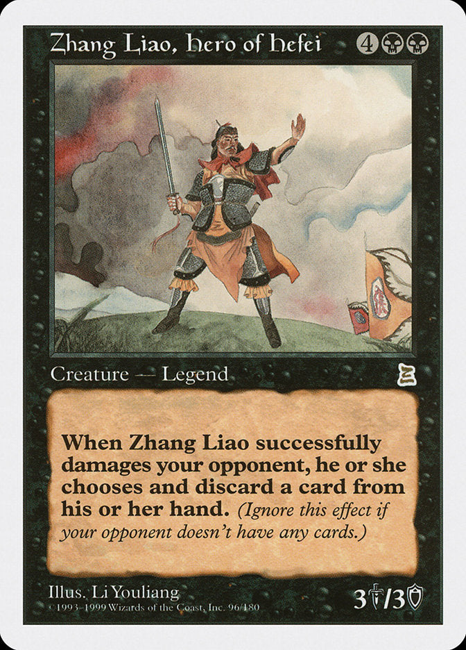 Zhang Liao, Hero of Hefei [Portal Three Kingdoms] - Magic: The Gathering - Card Brawlers | Quebec | Canada |