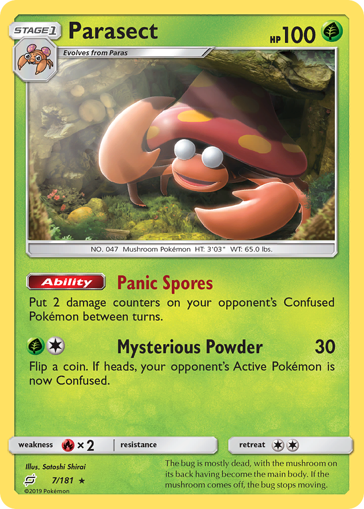 Parasect (7/181) [Sun & Moon: Team Up] - Pokémon - Card Brawlers | Quebec | Canada |