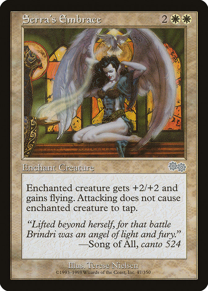 Serra's Embrace [Urza's Saga] - Magic: The Gathering - Card Brawlers | Quebec | Canada |