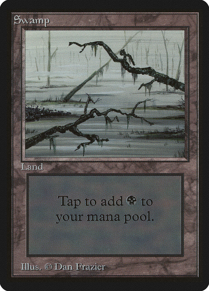 Swamp (296) [Beta Edition] - Magic: The Gathering - Card Brawlers | Quebec | Canada |