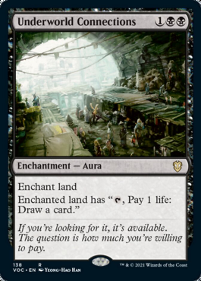 Underworld Connections [Innistrad: Crimson Vow Commander] - Magic: The Gathering - Card Brawlers | Quebec | Canada |