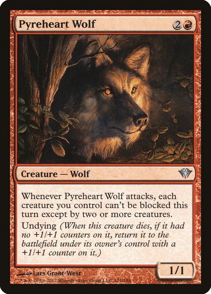 Pyreheart Wolf [Dark Ascension] - Magic: The Gathering - Card Brawlers | Quebec | Canada |