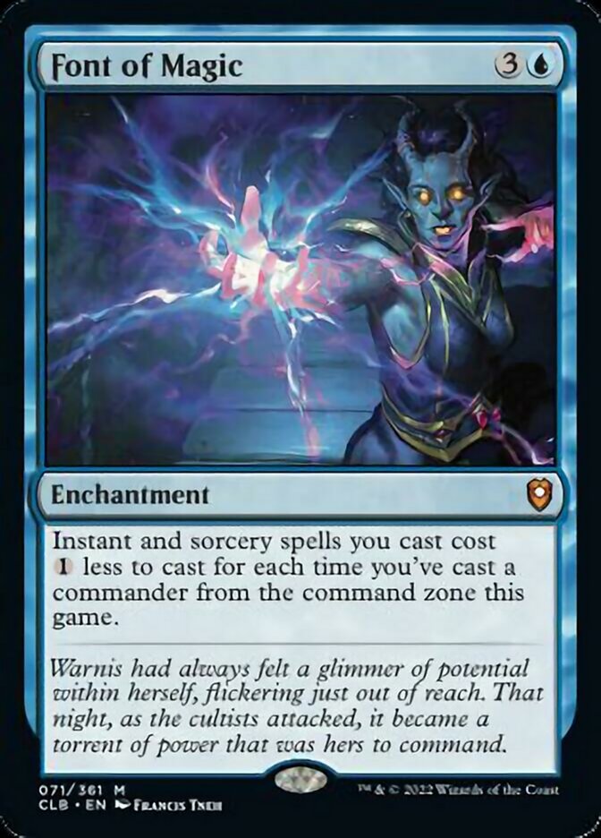 Font of Magic [Commander Legends: Battle for Baldur's Gate] - Magic: The Gathering - Card Brawlers | Quebec | Canada |