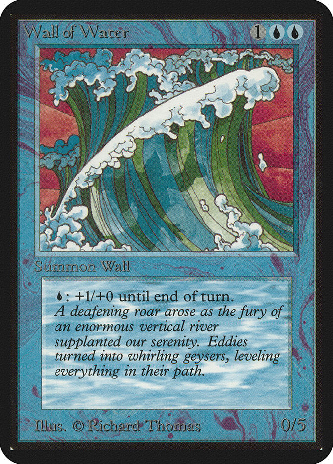 Wall of Water [Alpha Edition] - Magic: The Gathering - Card Brawlers | Quebec | Canada |