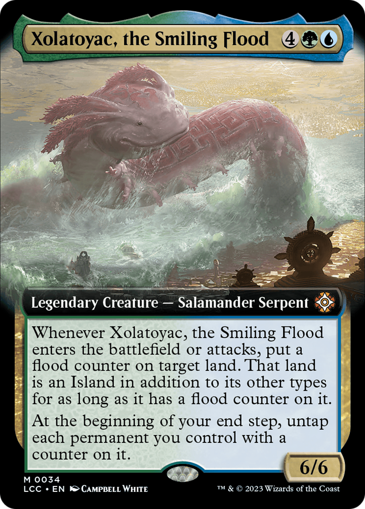Xolatoyac, the Smiling Flood (Extended Art) [The Lost Caverns of Ixalan Commander] - Magic: The Gathering - Card Brawlers | Quebec | Canada |