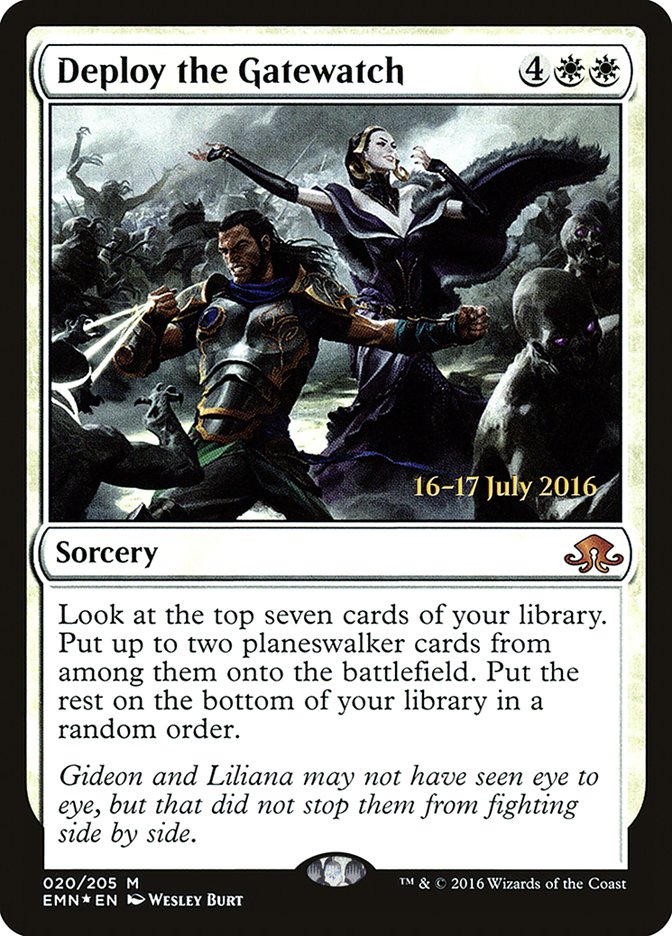 Deploy the Gatewatch [Eldritch Moon Prerelease Promos] - Magic: The Gathering - Card Brawlers | Quebec | Canada |