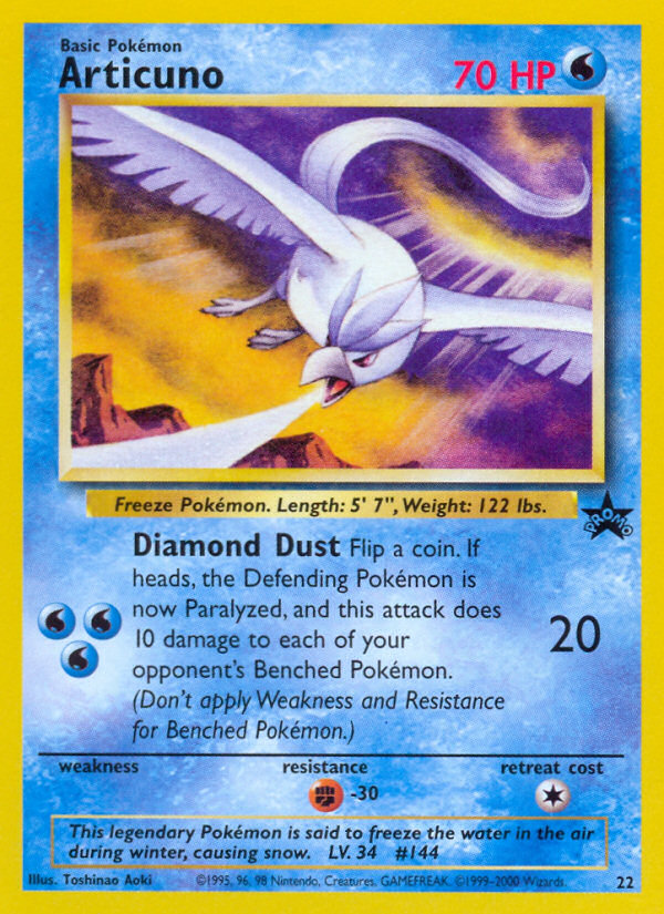 Articuno (22) [Wizards of the Coast: Black Star Promos] - Pokémon - Card Brawlers | Quebec | Canada |