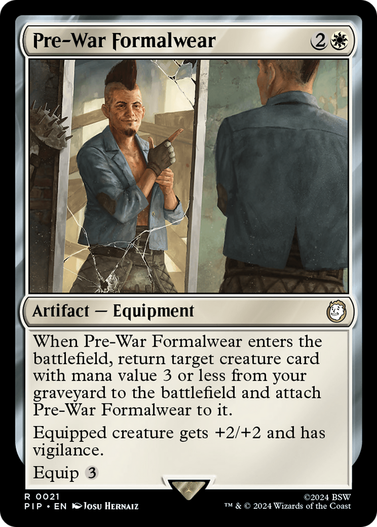 Pre-War Formalwear [Fallout] - Magic: The Gathering - Card Brawlers | Quebec | Canada |