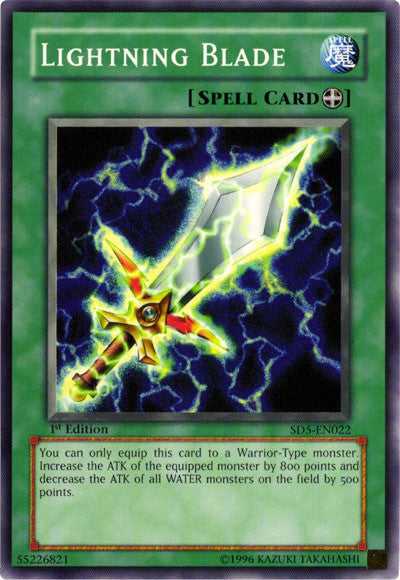 Lightning Blade [SD5-EN022] Common - Yu-Gi-Oh! - Card Brawlers | Quebec | Canada |