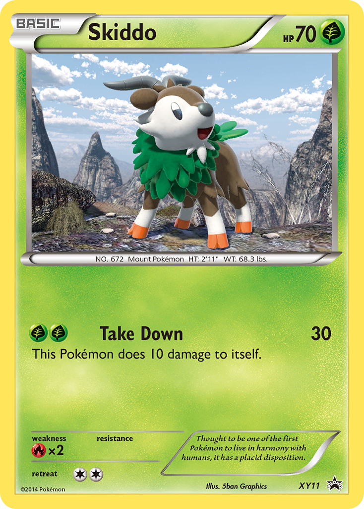 Skiddo (XY11) [XY: Black Star Promos] - Pokémon - Card Brawlers | Quebec | Canada |